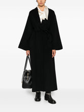 Emporio Armani Single-Breasted Cashmere-Virgin Wool Coat Black