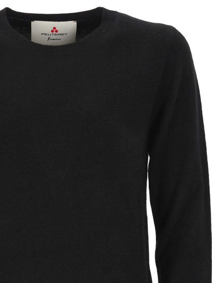 Peuterey Semur Cashmere Black Crew-Neck Sweater Black