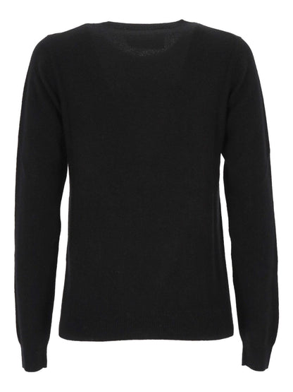 Peuterey Semur Cashmere Black Crew-Neck Sweater Black