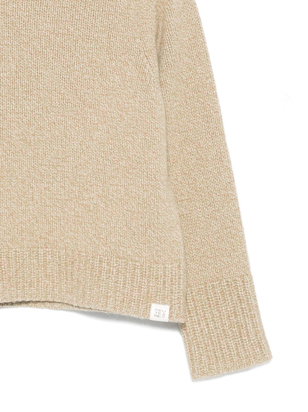 Peuterey Magritte High-Neck Cashmere Blend Sweater Light Green