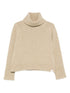 Peuterey Magritte High-Neck Cashmere Blend Sweater Light Green