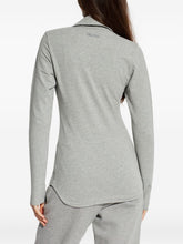 The Attico Short-Sleeve Cotton T-Shirt Grey