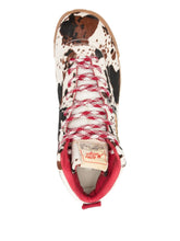 Autry Malga Mid Animal-Print Leather Boots MultiColour