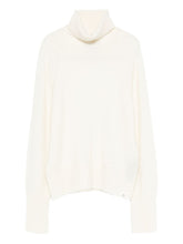 Peuterey Roll-Neck Logo-Patch Wool Sweater White
