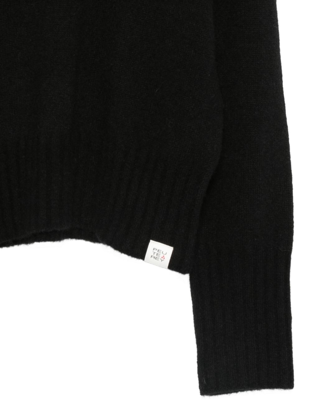 Peuterey High-Neck Wool Sweater Black