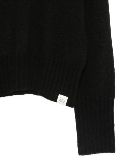 Peuterey High-Neck Wool Sweater Black