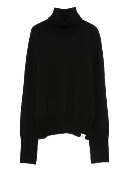 Peuterey High-Neck Wool Sweater Black