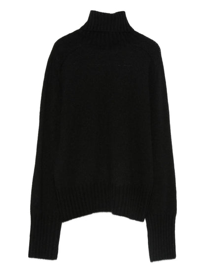 Peuterey High-Neck Wool Sweater Black