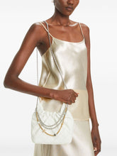 Tory Burch Fleming Mini Leather Hobo Bag White