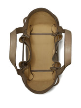 Tory Burch Romy Leather Tote Bag Dove Grey