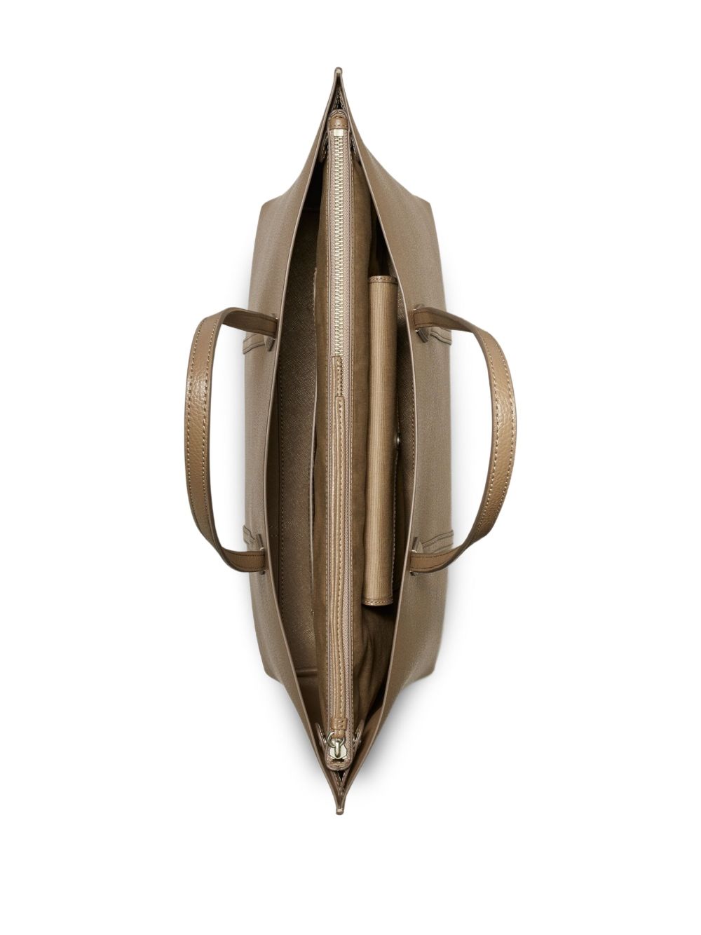 Tory Burch Perry Medium Saffiano Leather Tote Bag Dove Grey