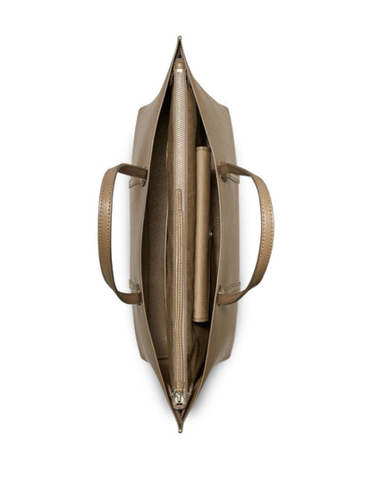 Tory Burch Perry Medium Saffiano Leather Tote Bag Dove Grey