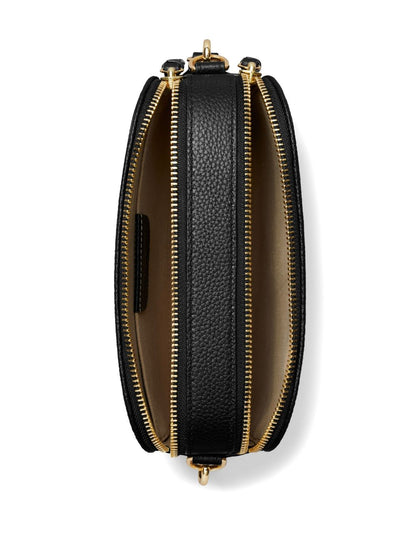 Tory Burch Miller Mini Leather Crossbody Bag Black