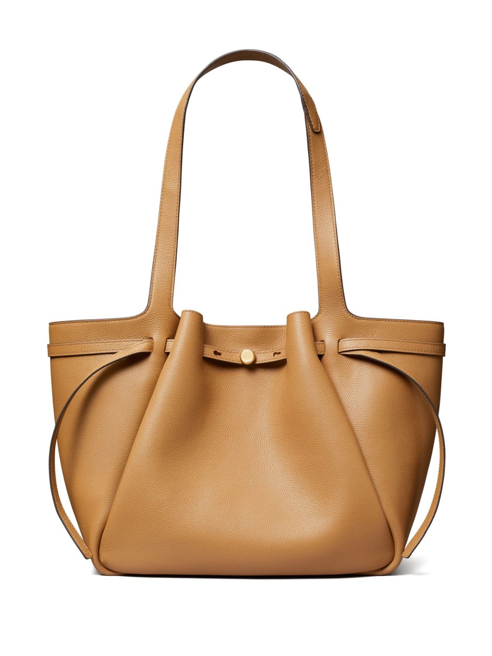 Tory Burch Romy Leather Tote Bag Light Brown