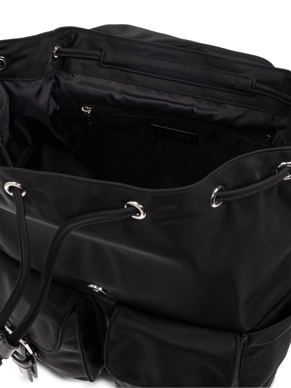 Tory Burch Virginia Foldover Nylon Backpack Black