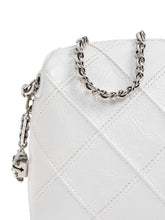 Tory Burch Quilted Chain-Detail Shoulder Bag White
