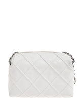 Tory Burch Quilted Chain-Detail Shoulder Bag White