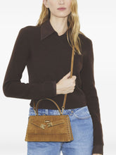 Tory Burch Lee Radziwill Mini Suede Bag with Fringe Light Brown
