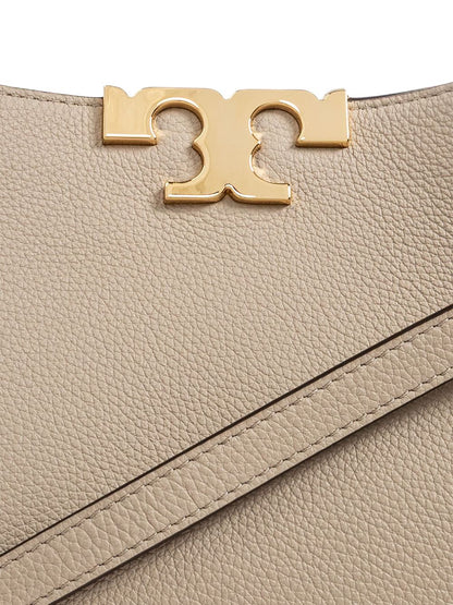 Tory Burch Eleanor Medium Grained Leather Satchel White White