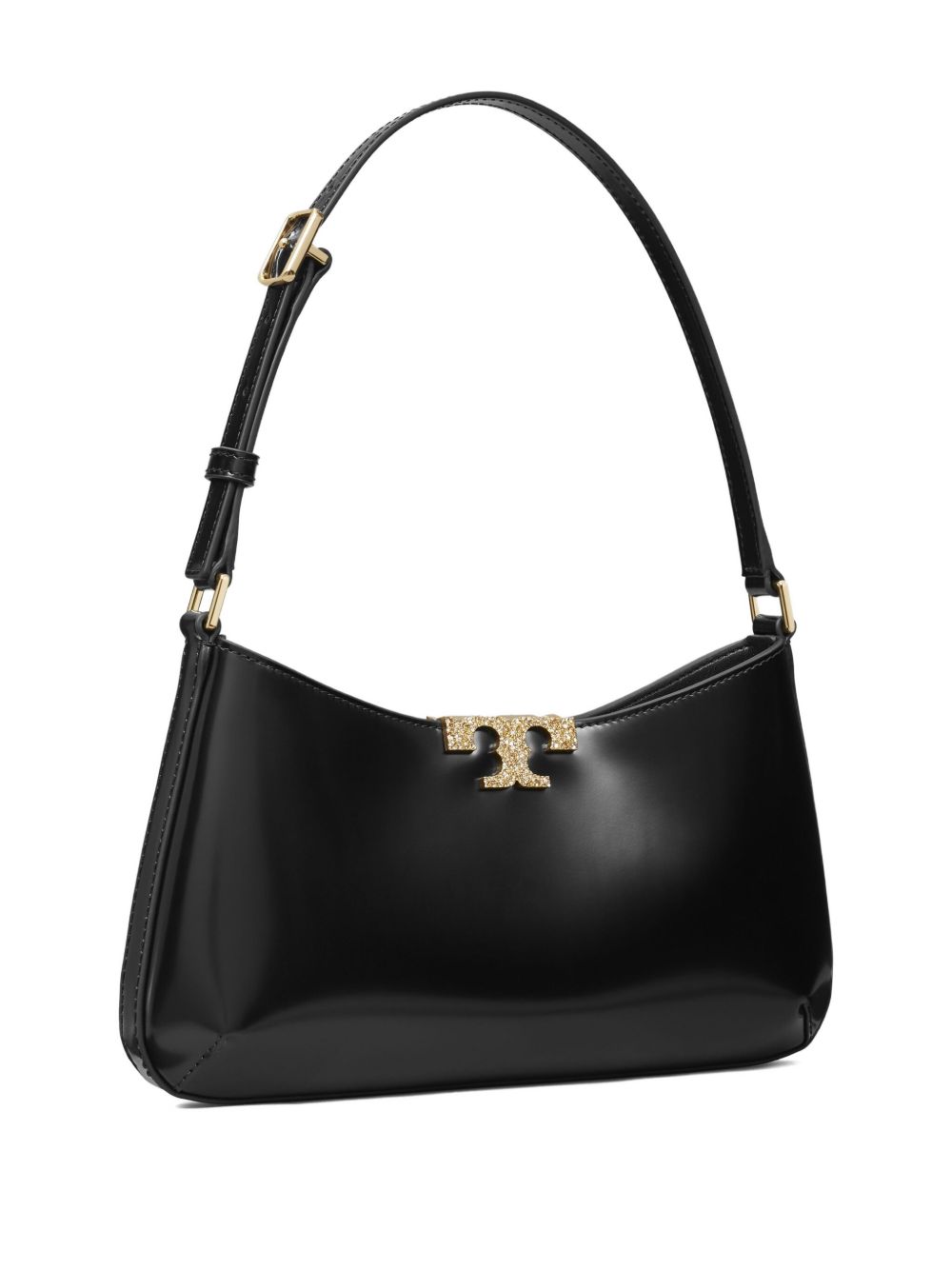 Tory Burch Eleanor Slim Leather Shoulder Bag Black black
