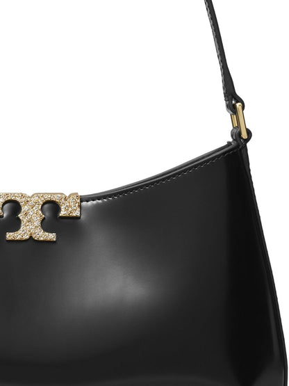 Tory Burch Eleanor Slim Leather Shoulder Bag Black black