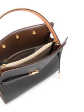 Tory Burch Lee Radziwill Small Calf Leather Tote Bag Black