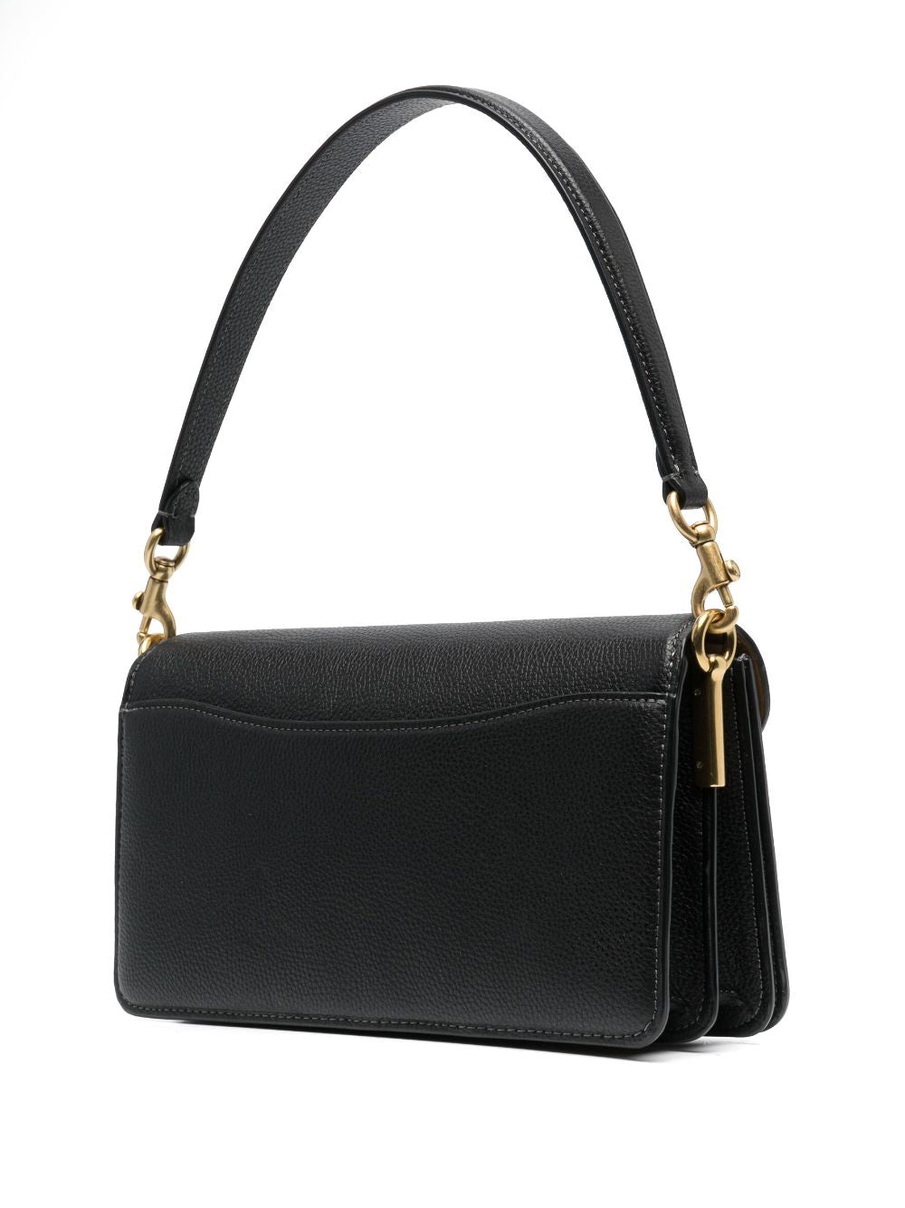Coach Tabby 26 Leather Shoulder Bag Black