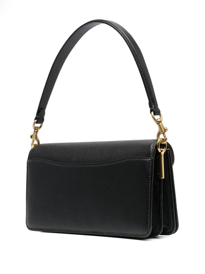 Coach Tabby 26 Leather Shoulder Bag Black