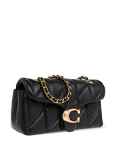 Coach Tabby 20 Quilted Leather Shoulder Bag Black Black