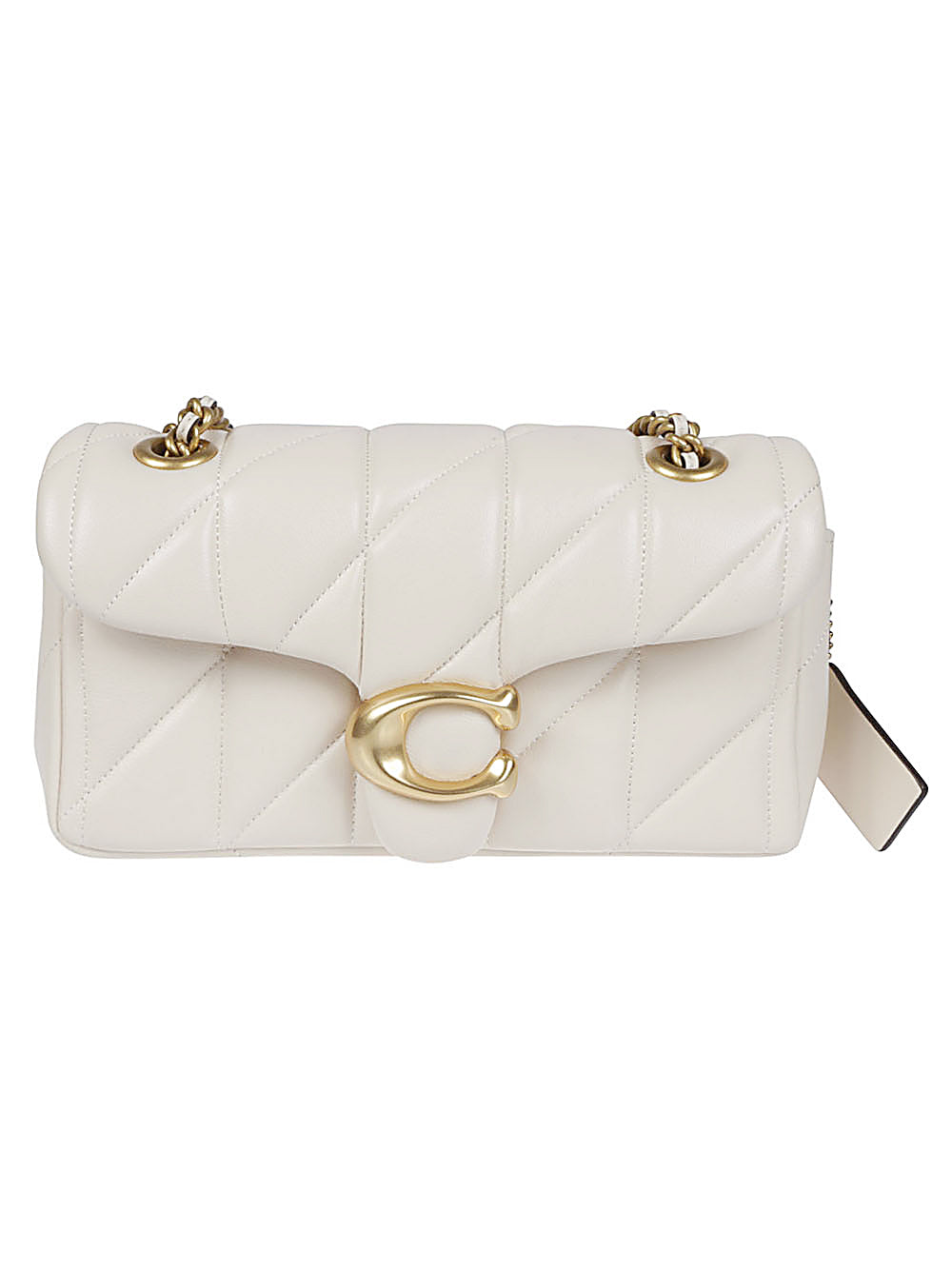 Coach Tabby 20 Nappa Leather Shoulder Bag White White