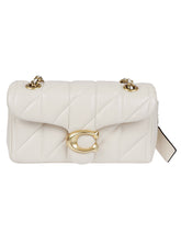 Coach Tabby 20 Nappa Leather Shoulder Bag White White