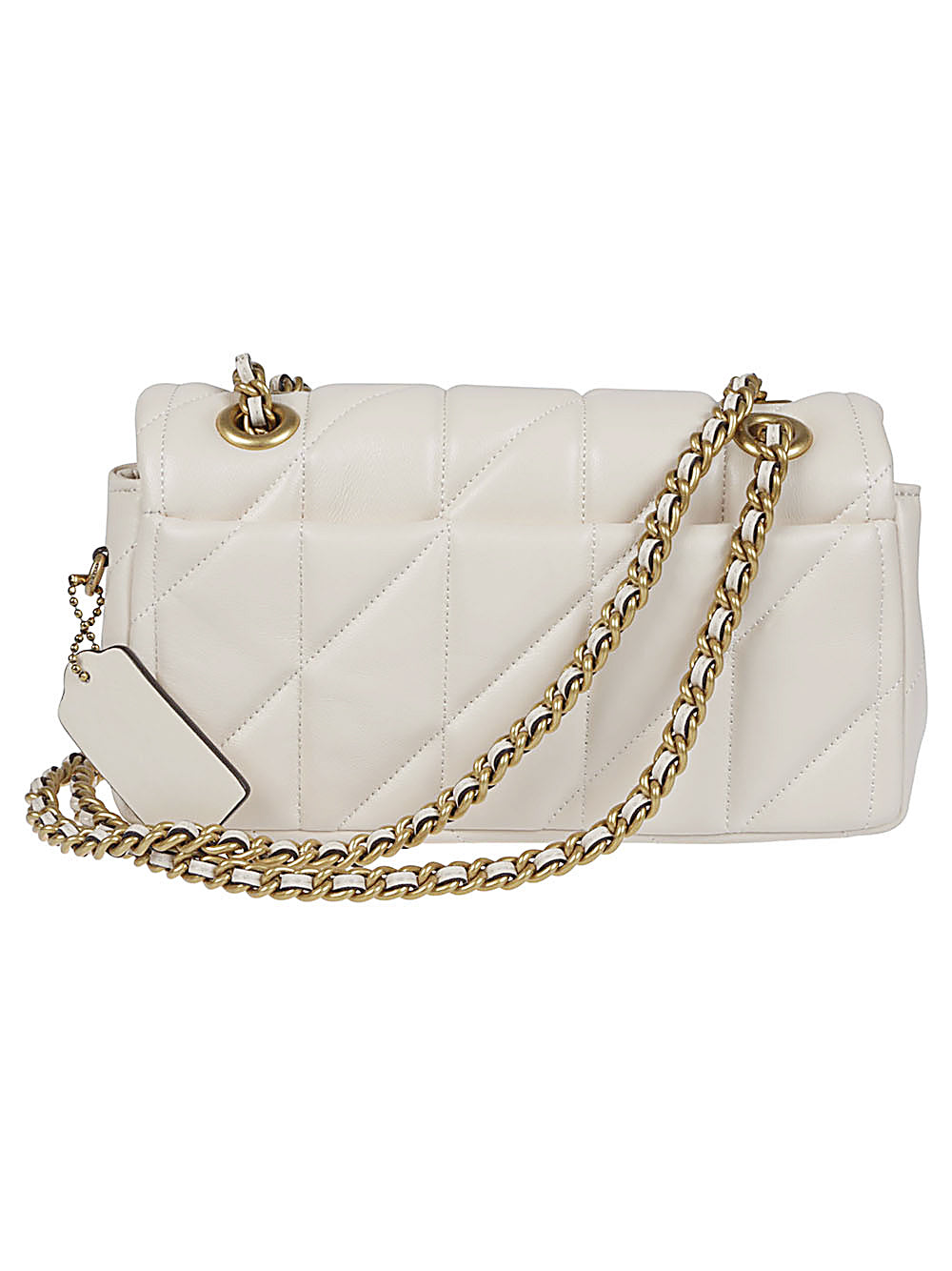 Coach Tabby 20 Nappa Leather Shoulder Bag White White