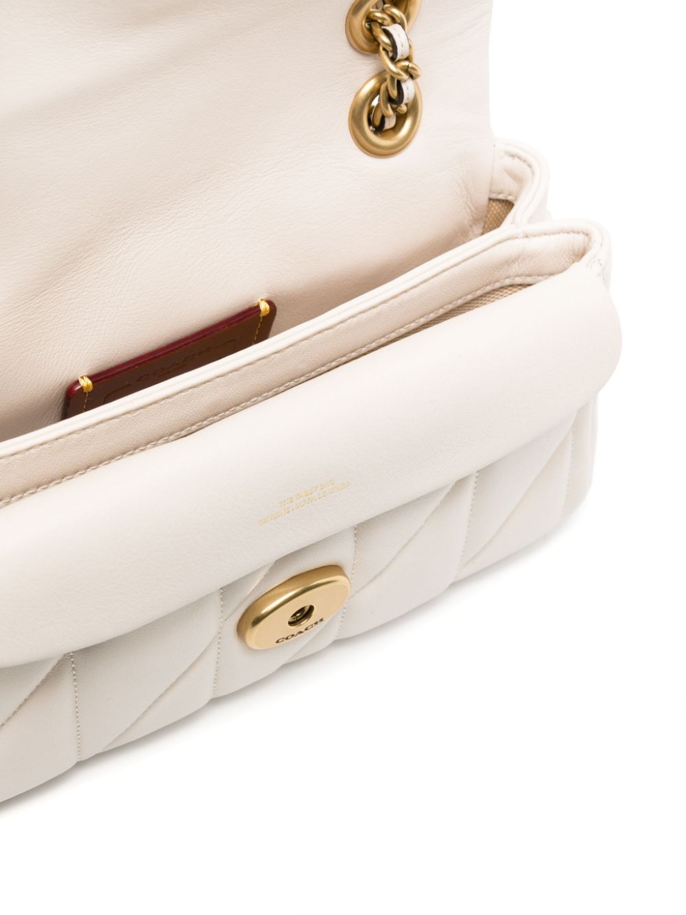 Coach Tabby 20 Nappa Leather Shoulder Bag White White