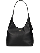 Coach Brooklyn 28 Leather Shoulder Bag Black