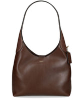 Coach Brooklyn 28 Chocolate Brown Leather Shoulder Bag Brown