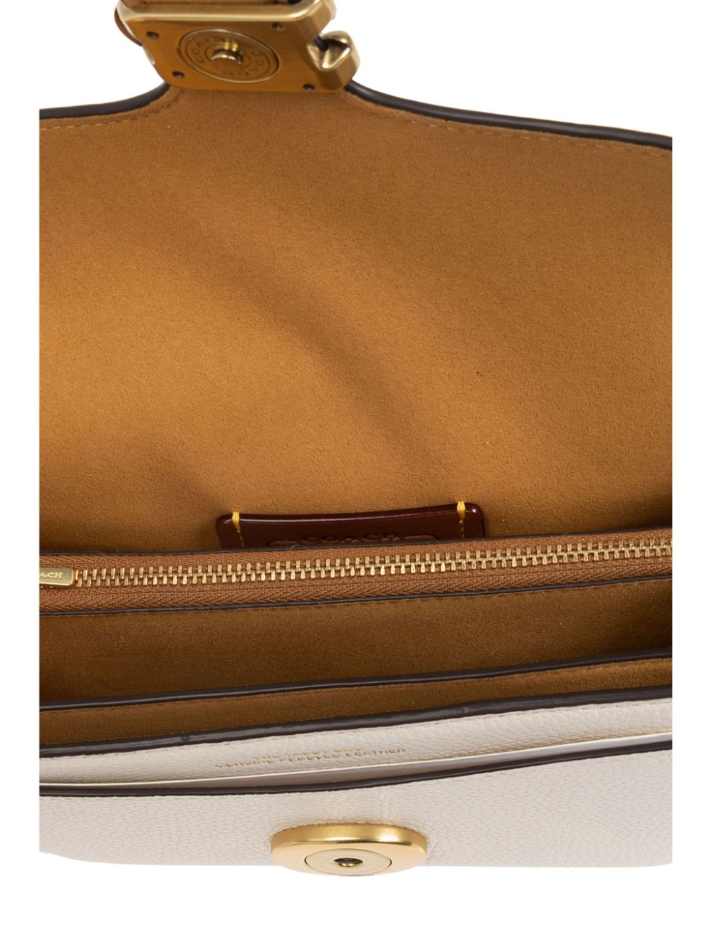 Coach Tabby 20 Leather Shoulder Bag White