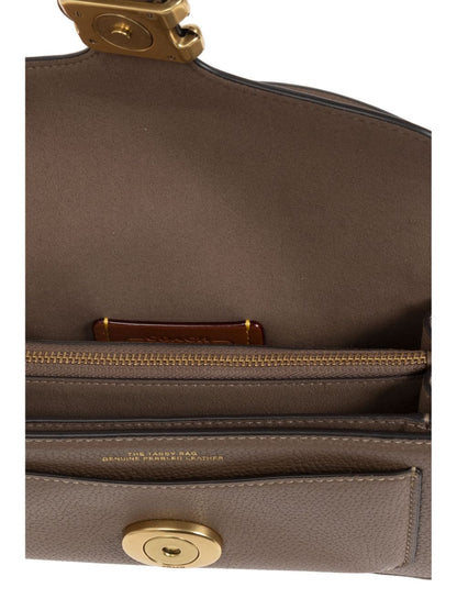 Coach Tabby 20 Leather Shoulder Bag Dove Grey Dove Grey