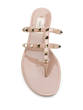 Valentino Garavani Rockstud Powder Thong Sandals Powder