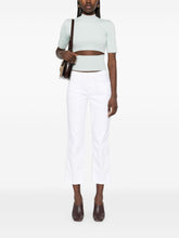 Seven Calie White Straight-Leg Denim Jeans White