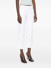 Seven Calie White Straight-Leg Denim Jeans White