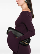 Solace London Off-Shoulder Long-Sleeve Maxi Dress Purple