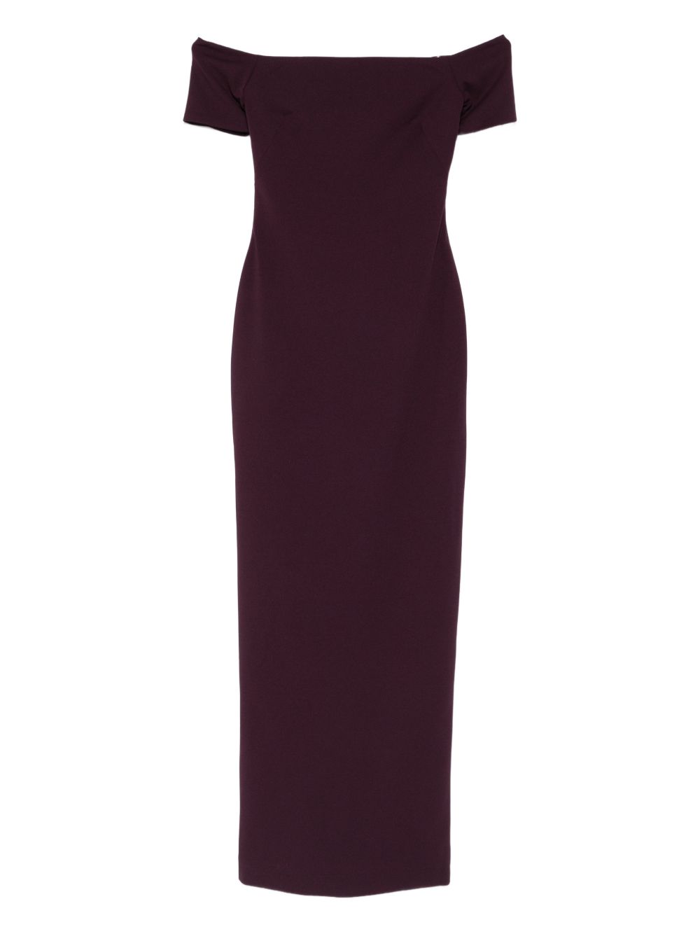 Solace London Nile Off-Shoulder Maxi Dress Purple