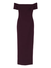 Solace London Nile Off-Shoulder Maxi Dress Purple
