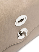 Zanellato Postina Daily Small Pebbled-Leather Handbag Grey