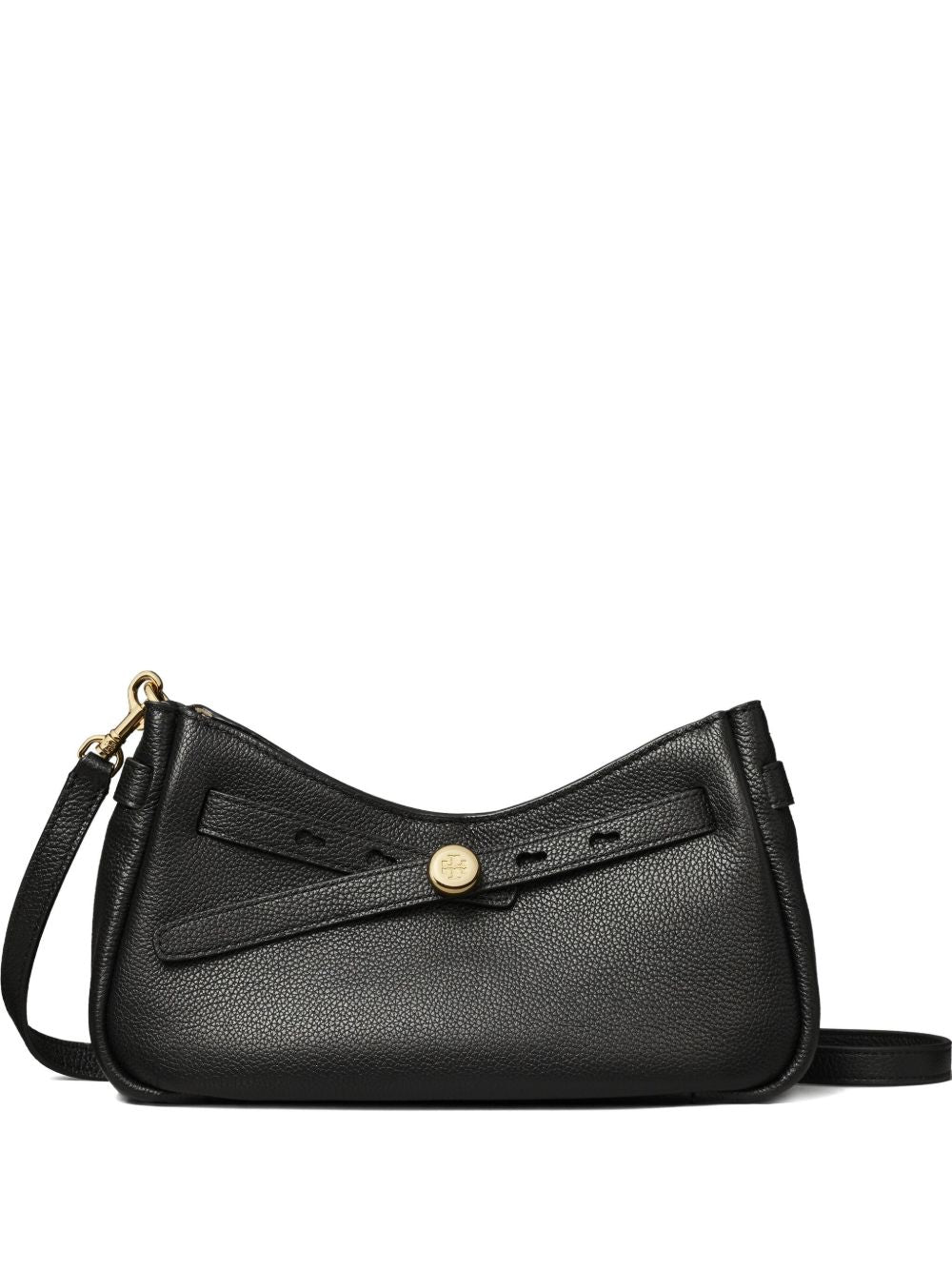Tory Burch Kira Leather Shoulder Bag Black