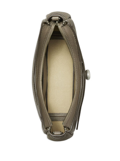 Tory Burch Kira Pebbled Leather Shoulder Bag Dove Grey dove grey