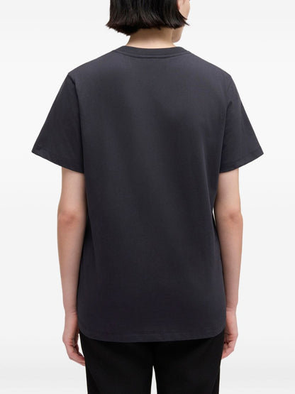 Ganni Rabbit Cotton T-Shirt Black