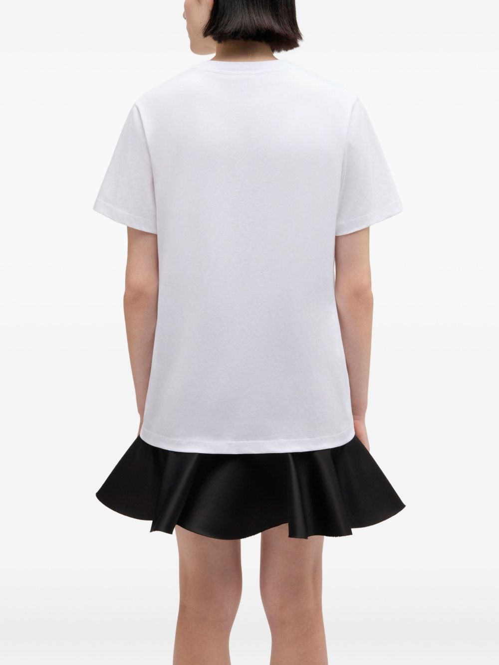Ganni Graphic Organic Cotton T-shirt White