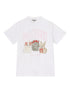 Ganni Graphic Cotton T-Shirt White White