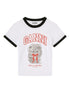 Ganni Graphic Print Organic T-Shirt White